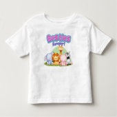 Besties Forever T-shirt: Schattigee safaridieren Kinder Shirts (Voorkant)