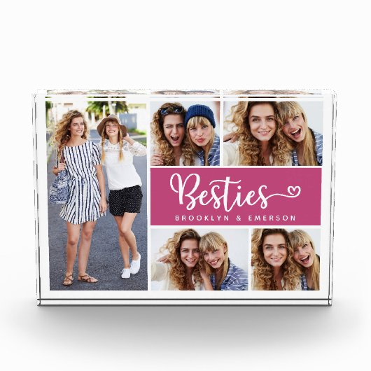 Besties Foto collage Beste vrienden Fotoblok (Voorkant)