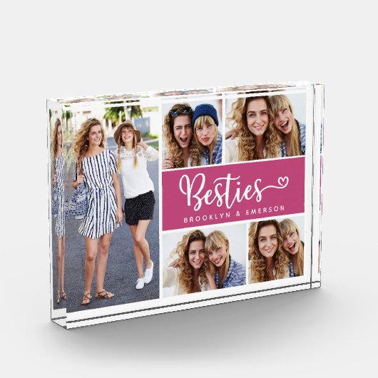 Besties Foto collage Beste vrienden Fotoblok (Links)