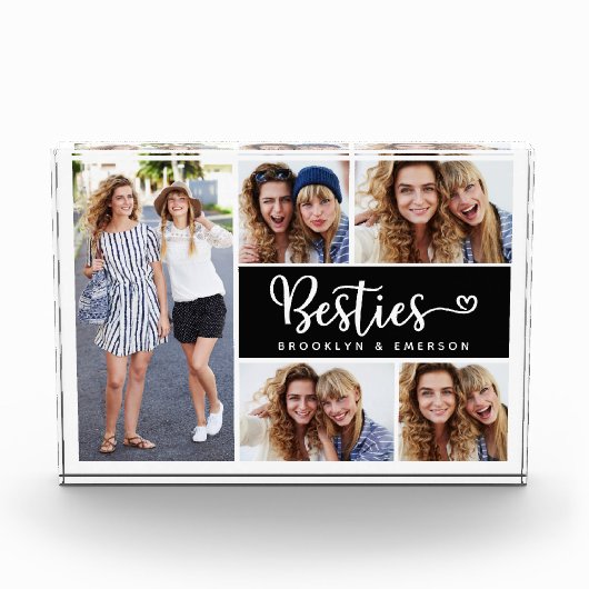 Besties Foto collage Beste vrienden Fotoblok (Voorkant)