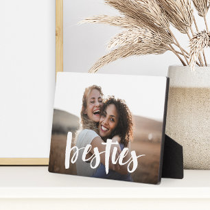 Besties   Foto van Best Friend Script Overlay Fotoplaat