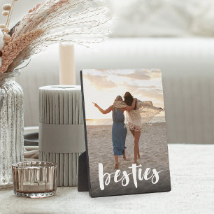 Besties   Foto van Best Friend Script Overlay Fotoplaat