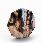 Besties Fotoblok | 2 Aangepaste Foto's (Links)