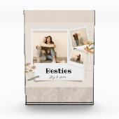 BESTIES, fotocollage en namen | BFF Fotoblokken (Voorkant)