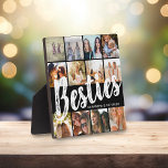 BESTIES, fotocollage en namen | BFF Fotoplaat<br><div class="desc">Besties zijn onschatbaar - Als je het geluk hebt dat je er een hebt, laat ze dan weten hoeveel ze voor je betekenen met deze trendy 'Best Friends' fotocollage plaque. Met 12 vierkante foto's van uw keuze, die gemakkelijk van uw telefoon of computer worden gedownload, is de tekst 'bestie' in...</div>