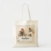 BESTIES, fotocollage en namen | BFF Tote Bag (Voorkant)
