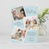 Besties Fotocollage | Galentines Day Feestdagenkaart (Staand voorkant)
