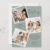 Besties Fotocollage | Galentines Day Feestdagenkaart (Voorkant)