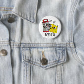 Besties Funny Cheese Grater Pun Ronde Button 5,7 Cm (In situ)
