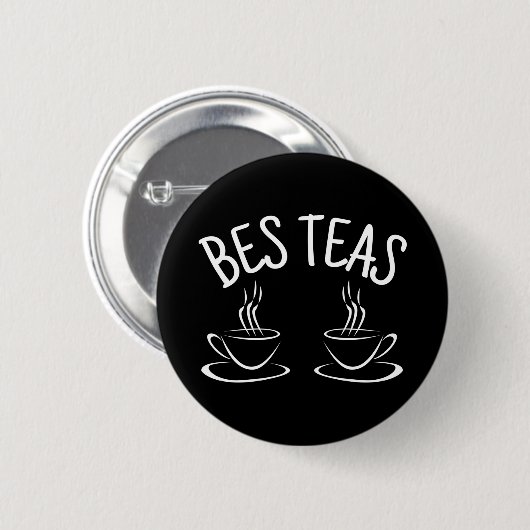Besties Funny Friendship Ronde Button 5,7 Cm (Voorkant /achterkant)