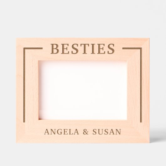 Besties Gegraveerde Lijstjes (Voorkant)