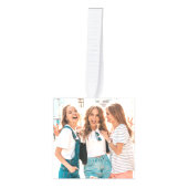 Besties Gepersonaliseerde Beste Vrienden Foto Kers Decoratie (Voorkant)