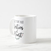 Besties Gift - Miles , maar Besties op het hart Koffiemok (Voorkant links)