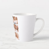 Besties Gift Photo Collage Friends BFF Latte Mok (Rechts)