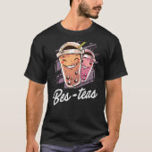 Besties Grafisch Tea Tea Drinker Tea Brewing Cup O T-shirt (Voorkant)