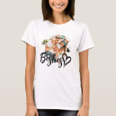Besties Grunge Simple Modern Heart Cool Photo T-shirt (Voorkant)