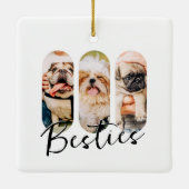 Besties Huisdier Eenvoudig Modern Speelse Drie Fot Keramisch Ornament (Achterkant)