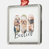 Besties Huisdier Eenvoudig Modern Speelse Drie Fot Metalen Ornament (Links)