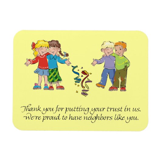 Besties in de buurt - magneet (Horizontaal)