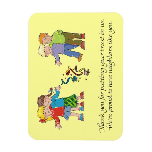 Besties in de buurt - magneet (Verticaal)