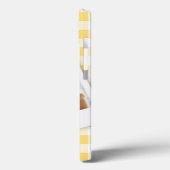 Besties Instant Photo Yellow Checker Case-Mate iPhone Case (Achterkant / Links)