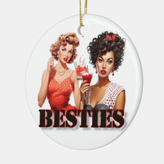 Besties Kerst Ornament Grappig (Links)