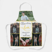 Besties 'Love Custom Schort | 6-Foto Collage Gift (Voorkant)