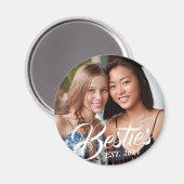 Besties Magnet voor Beste Vrienden BFF Foto Magnet (Voorkant / Achterkant)