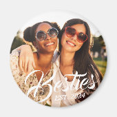 Besties Magnet voor Beste Vrienden BFF Foto Magnet (Voorkant)