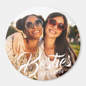 Besties Magnet voor Beste Vrienden BFF Foto Magnet (Voorkant)