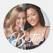 Besties Magnet voor Beste Vrienden BFF Foto Magnet (Voorkant)