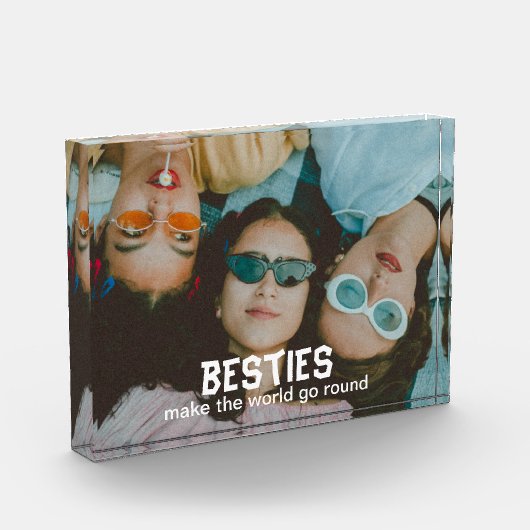 Besties maken de wereld rond Foto Block (Links)