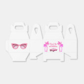 Besties Malibu Pink Doll Beach Bedankdoosjes (Uitgevouwen)