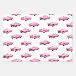 Besties Malibu Pink Doll Beach Inpakpapier Vel