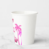 Besties Malibu Pink Doll Beach verjaardag Papieren Bekers (Links)
