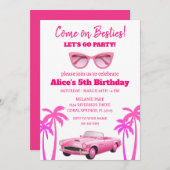 Besties Malibu pop strand verjaardag Kaart (Voorkant / Achterkant)