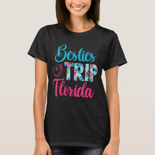 Besties met Florida Vacation Matching Best Friend T-shirt