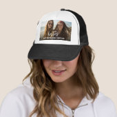 Besties met foto en aangepaste tekst - Script Trucker Pet (In situ)