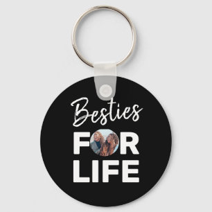 Besties Modern BFF Best Friends Foto Fun Birthday Sleutelhanger