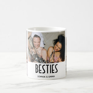 Besties Moderne Aandenken Foto Collage Koffiemok