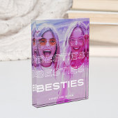 Besties | Moderne tekst en kleurrijk fotoeffect Fotoblokken