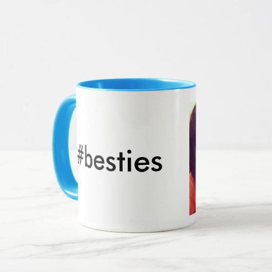 #besties mok (Voorkant links)