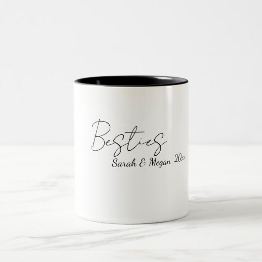 Besties Mug Tweekleurige Koffiemok (Center)
