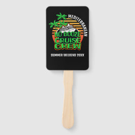 Besties NO BOOZE CRUISE CREW Zomer Weekend Handwaaier