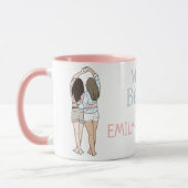Besties Personalized Mug A Perfect Gift with a Pe Mok (Links)