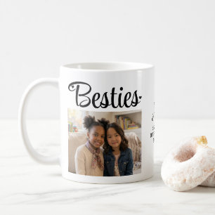 BESTIES Persoonlijke 2 Foto Toen Nu Beste Vrienden Koffiemok