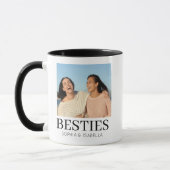 Besties Photo Mug | Personalized Best Friends Gift Mok (Links)