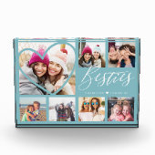 Besties Script 7 Foto Collage Hart Beste Vrienden (Voorkant)