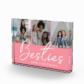 Besties Script Custom Pink Fotoblokken (Rechts)