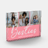 Besties Script Custom Pink Fotoblokken (Links)